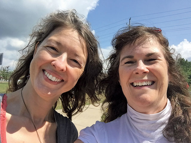 Dawn Aulet and Theresa Puskar